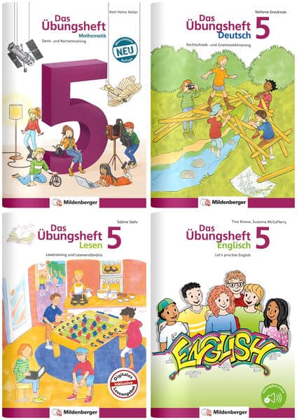 Sicher ins 6. Schuljahr - Rechnen - Schreiben - Lesen - Grammatik - Englisch · Klasse 5/ 4 versch. Bände