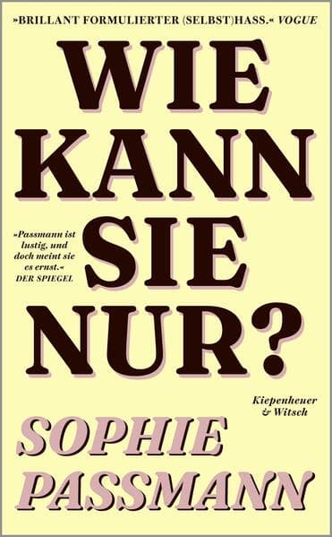 Wie kann sie nur?