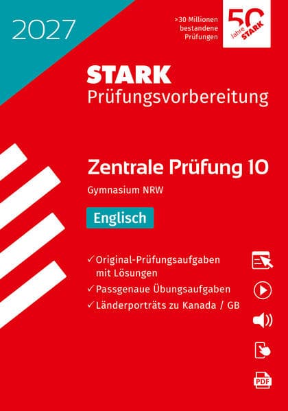 STARK Englisch 10. Klasse - Zentrale Prüfung (ZP10) Gymnasium 2027 NRW - Prüfungsvorbereitung