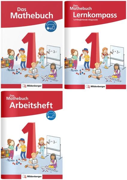 Das Mathebuch 1 - Neubearbeitung - Schülerbuch/Lernkompass/Arbeitsheft im Paket