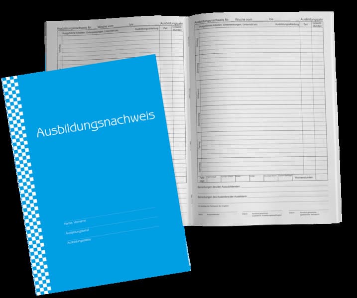 Ausbildungsnachweisheft - kaufm. Ausbildung