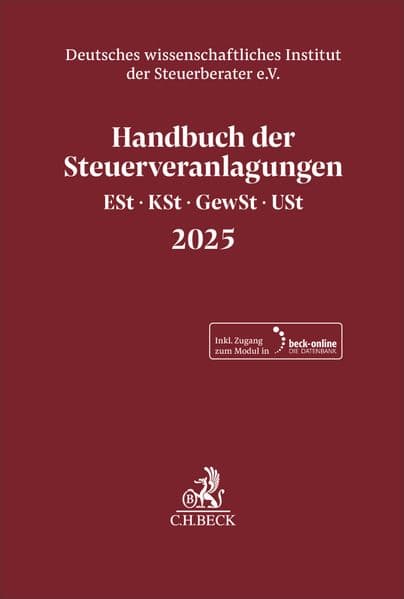 Handbuch der Steuerveranlagungen 2025