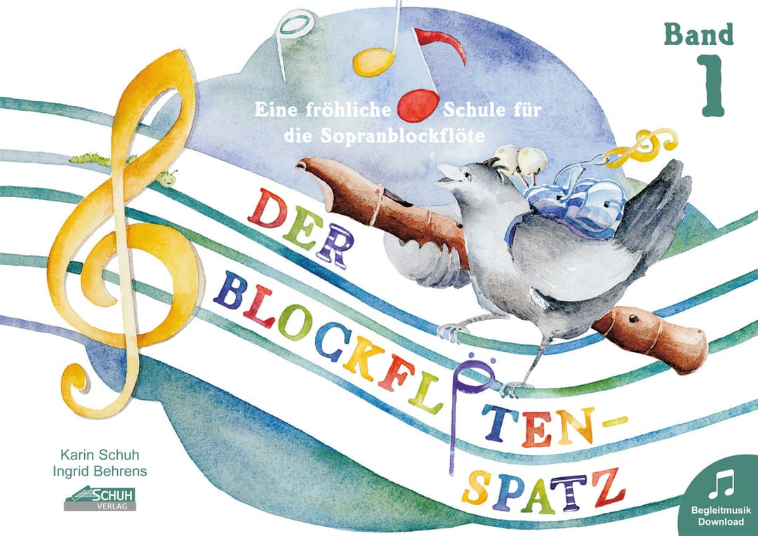 Der Blockflötenspatz (Mit Begleit-CD)