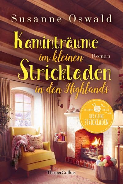 Kaminträume im kleinen Strickladen in den Highlands