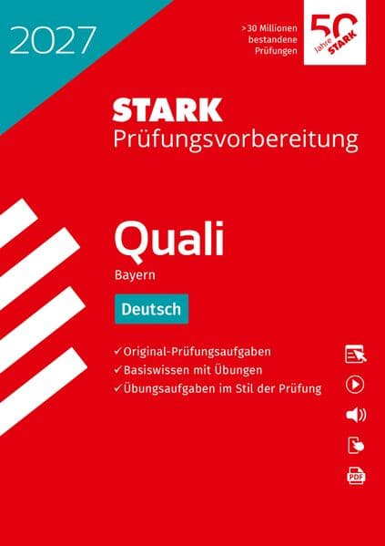 STARK Deutsch 9. Klasse - Quali Mittelschule 2027 Bayern - Prüfungsvorbereitung